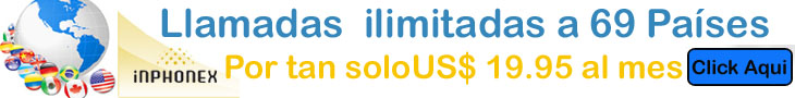 Llamas mundiales por 19.95 D�lares al Mes
