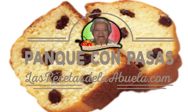 Panque de Natas con Pasitas