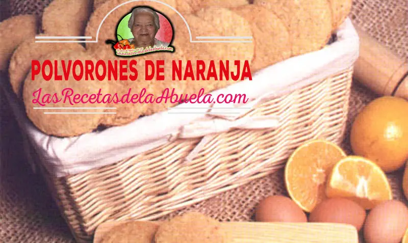 Polvorones de Naranja