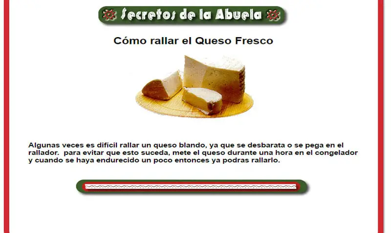 Como rallar el queso